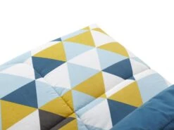 Canapé Convertible Clic-clac En Tissu SALOON Avec Coffre De Rangement - Bleu Imprimé GRAPHIC 22 Canapé Convertible Clic-clac En Tissu SALOON Avec Coffre De Rangement - Bleu Imprimé GRAPHIC -Deco.fr Soldes Boutique canape 219191