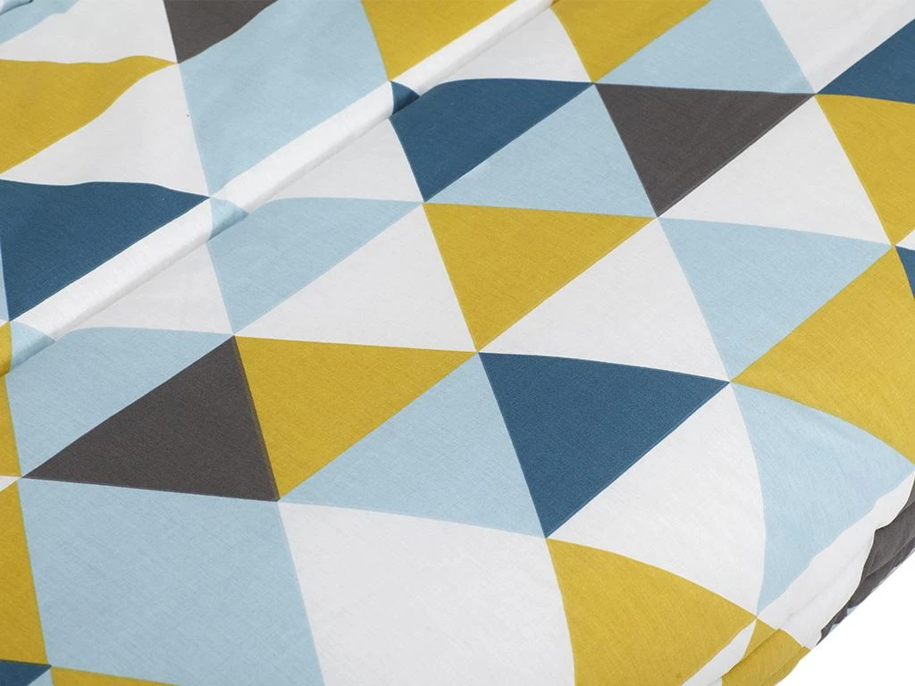 Canapé Convertible Clic-clac En Tissu SALOON Avec Coffre De Rangement - Bleu Imprimé GRAPHIC 9 Canapé Convertible Clic-clac En Tissu SALOON Avec Coffre De Rangement - Bleu Imprimé GRAPHIC – Image 9