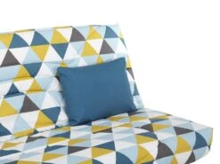 Canapé Convertible Clic-clac En Tissu SALOON Avec Coffre De Rangement - Bleu Imprimé GRAPHIC 18 Canapé Convertible Clic-clac En Tissu SALOON Avec Coffre De Rangement - Bleu Imprimé GRAPHIC -Deco.fr Soldes Boutique canape 219199