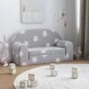 Canapé-lit Pour Enfants à 2 Places Gris Clair Avec étoiles -Deco.fr Soldes Boutique canape 21994149