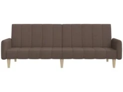 Canapé-lit à 2 Places Taupe Tissu 13 Canapé-lit à 2 Places Taupe Tissu -Deco.fr Soldes Boutique canape 21994793