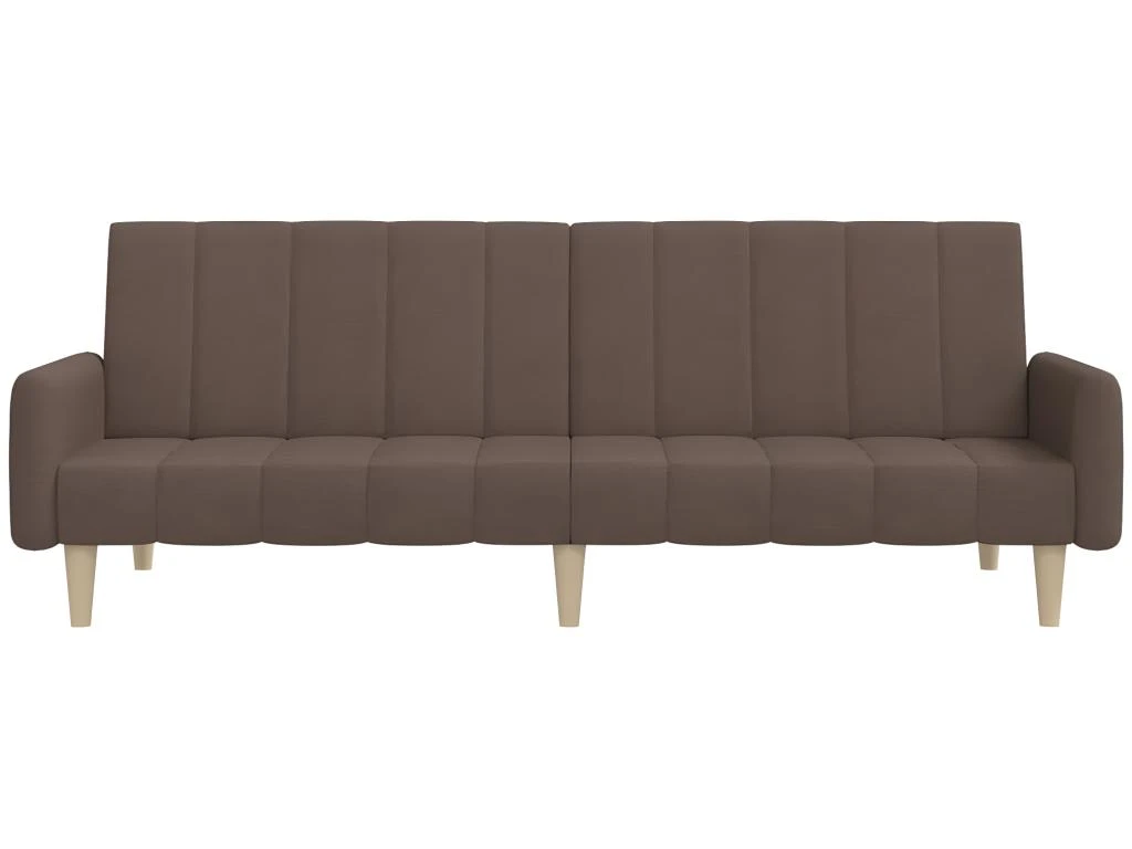 Canapé-lit à 2 Places Taupe Tissu 4 Canapé-lit à 2 Places Taupe Tissu – Image 4