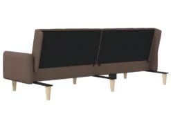 Canapé-lit à 2 Places Taupe Tissu 14 Canapé-lit à 2 Places Taupe Tissu -Deco.fr Soldes Boutique canape 21994795