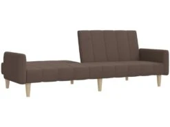 Canapé-lit à 2 Places Taupe Tissu 16 Canapé-lit à 2 Places Taupe Tissu -Deco.fr Soldes Boutique canape 21994799