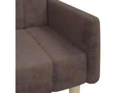 Canapé-lit à 2 Places Taupe Tissu 18 Canapé-lit à 2 Places Taupe Tissu -Deco.fr Soldes Boutique canape 21994803