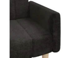 Canapé-lit à 2 Places Marron Foncé Tissu 18 Canapé-lit à 2 Places Marron Foncé Tissu -Deco.fr Soldes Boutique canape 21996439