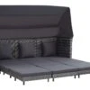 Canapé-lit Extensible 3 Places Avec Toit Résine Tressée Gris 12 Canapé-lit Extensible 3 Places Avec Toit Résine Tressée Gris -Deco.fr Soldes Boutique canape 22001635
