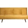 Tommy - Canapé Convertible 3 Places En Velours - Couleur - Jaune Moutarde -Deco.fr Soldes Boutique canape 22035591