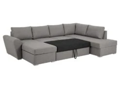 Stan Canapé-lit, Chaise Longue Côté Gauche, Gris Clair. -Deco.fr Soldes Boutique canape 22043283