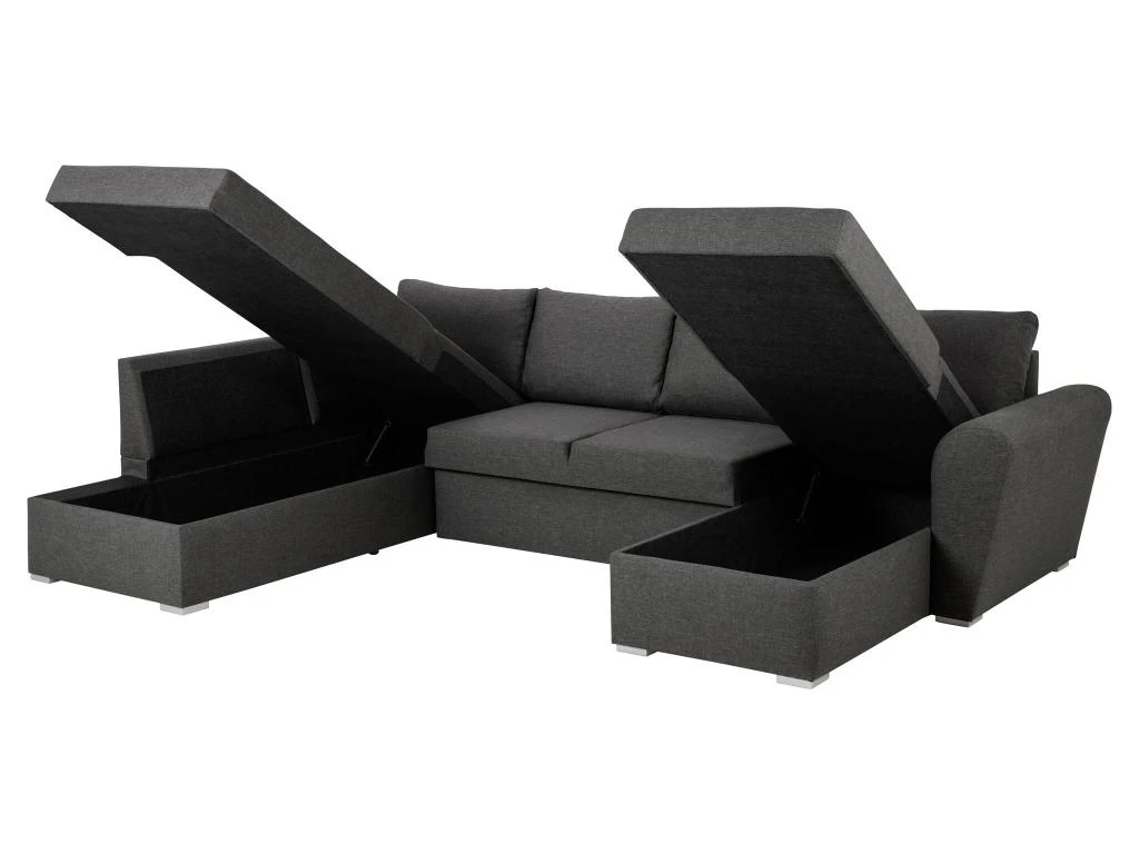 Stefan Canapé-lit Avec Chaise Longue Côté Droit, Gris. 5 Stefan Canapé-lit Avec Chaise Longue Côté Droit, Gris. – Image 5