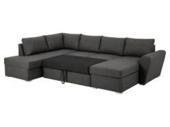 Stefan Canapé-lit Avec Chaise Longue Côté Droit, Gris. 13 Stefan Canapé-lit Avec Chaise Longue Côté Droit, Gris. -Deco.fr Soldes Boutique canape 22043349