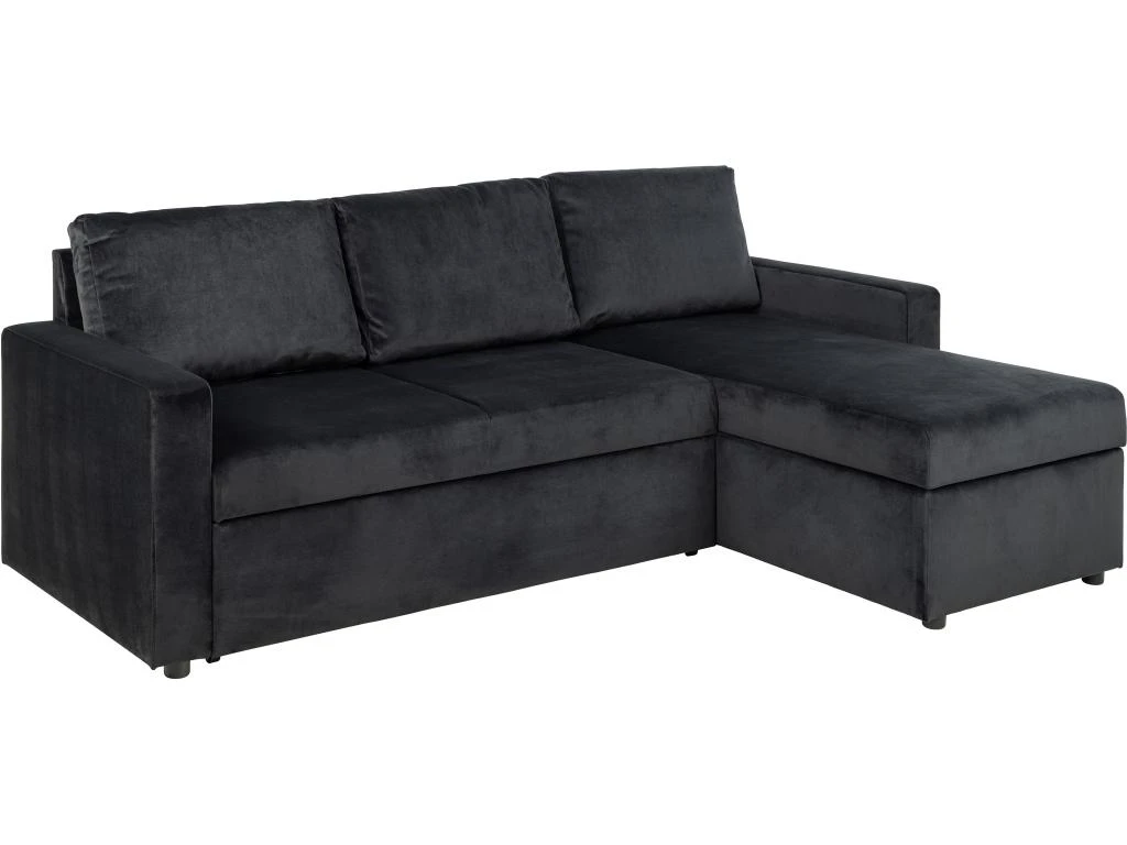 Sacramento Canapé-lit, Chaise Longue Réversible, Espace De Rangement Dissimulé Et Lit Escamotable, Gris Anthracite. 2 Sacramento Canapé-lit, Chaise Longue Réversible, Espace De Rangement Dissimulé Et Lit Escamotable, Gris Anthracite. – Image 2