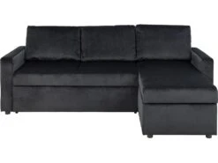 Sacramento Canapé-lit, Chaise Longue Réversible, Espace De Rangement Dissimulé Et Lit Escamotable, Gris Anthracite. 12 Sacramento Canapé-lit, Chaise Longue Réversible, Espace De Rangement Dissimulé Et Lit Escamotable, Gris Anthracite. -Deco.fr Soldes Boutique canape 22043359