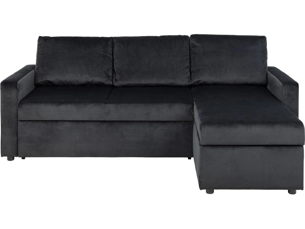Sacramento Canapé-lit, Chaise Longue Réversible, Espace De Rangement Dissimulé Et Lit Escamotable, Gris Anthracite. 3 Sacramento Canapé-lit, Chaise Longue Réversible, Espace De Rangement Dissimulé Et Lit Escamotable, Gris Anthracite. – Image 3