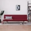 Canapé-lit Rouge Bordeaux Polyester -Deco.fr Soldes Boutique canape 22060203