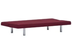 Canapé-lit Rouge Bordeaux Polyester -Deco.fr Soldes Boutique canape 22060217