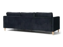 Marino Canapé BA4, Chaise Longue Droite Ou Gauche En Velours, Noir. -Deco.fr Soldes Boutique canape 22104299