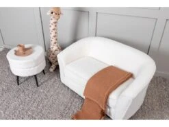 Teddy Sofa 2 Personnes Pour Enfant, Blanc. -Deco.fr Soldes Boutique canape 22104809