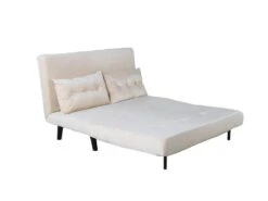 Vicky Canapé-lit Velours Beige. -Deco.fr Soldes Boutique canape 22105093