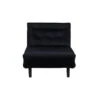 Vicky Canapé-lit ,fauteuil Velours Noir. 6 Vicky Canapé-lit ,fauteuil Velours Noir. -Deco.fr Soldes Boutique canape 22105099