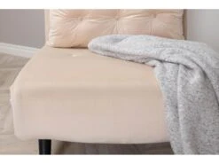 Vicky Canapé-lit ,fauteuil Velours Beige. -Deco.fr Soldes Boutique canape 22105209