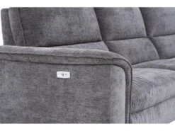 Canapé D'angle Droit Relax électrique En Tissu Anthracite TELTI 15 Canapé D'angle Droit Relax électrique En Tissu Anthracite TELTI -Deco.fr Soldes Boutique canape 22216897