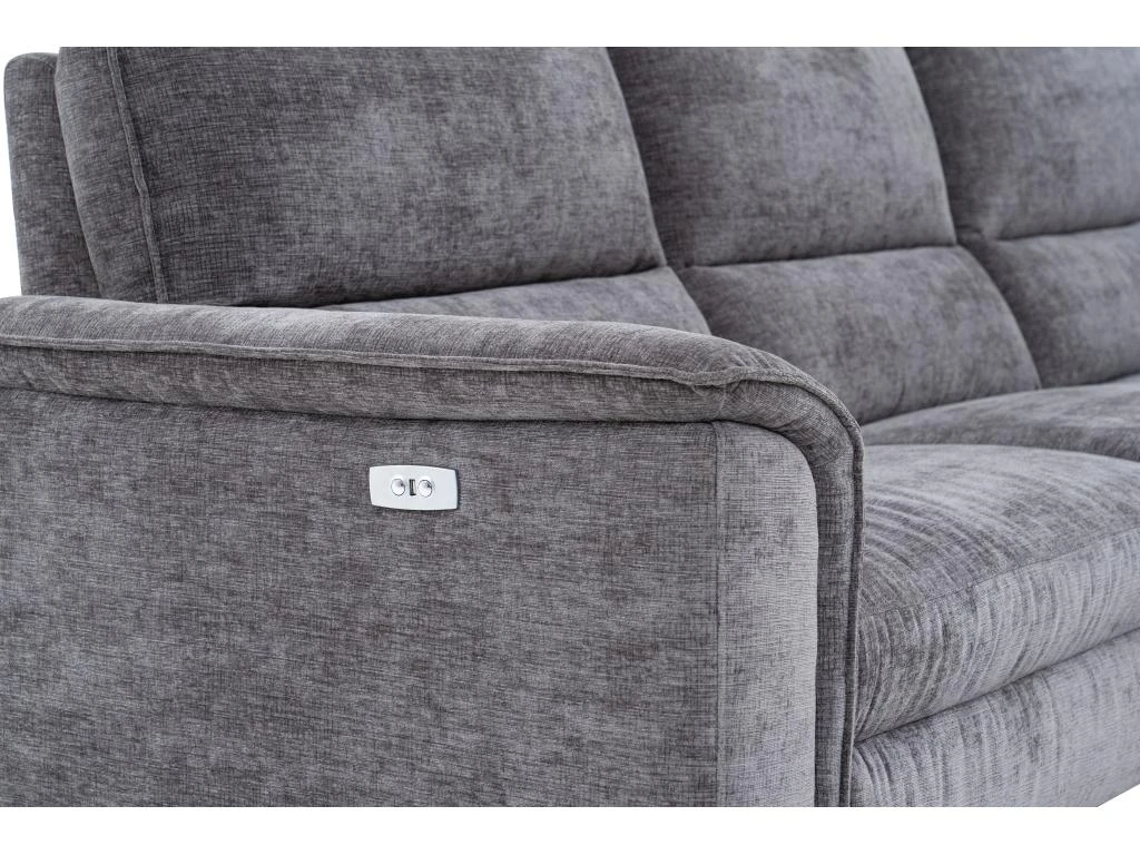 Canapé D'angle Droit Relax électrique En Tissu Anthracite TELTI 7 Canapé D'angle Droit Relax électrique En Tissu Anthracite TELTI – Image 7