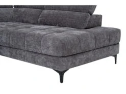 Canapé D'angle Droit Relax électrique Avec Assise Coulissante En Tissu Anthracite MONISO 16 Canapé D'angle Droit Relax électrique Avec Assise Coulissante En Tissu Anthracite MONISO -Deco.fr Soldes Boutique canape 22216945