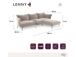 Canapé D'angle Droit Velours Texturé Noir 7 Canapé D'angle Droit Velours Texturé Noir -Deco.fr Soldes Boutique canape 22248871