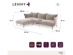 Canapé D'angle Gauche Velours Texturé Noir -Deco.fr Soldes Boutique canape 22248903