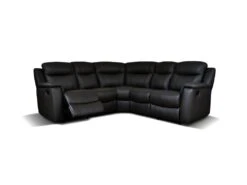 Canapé D'angle Relax Cuir EVASION - Noir -Deco.fr Soldes Boutique canape 2230