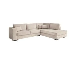 BELAMI - Canapé D'angle 4 Places En Velours Côtelé - Beige - Angle Droit 10 BELAMI - Canapé D'angle 4 Places En Velours Côtelé - Beige - Angle Droit -Deco.fr Soldes Boutique canape 22372615