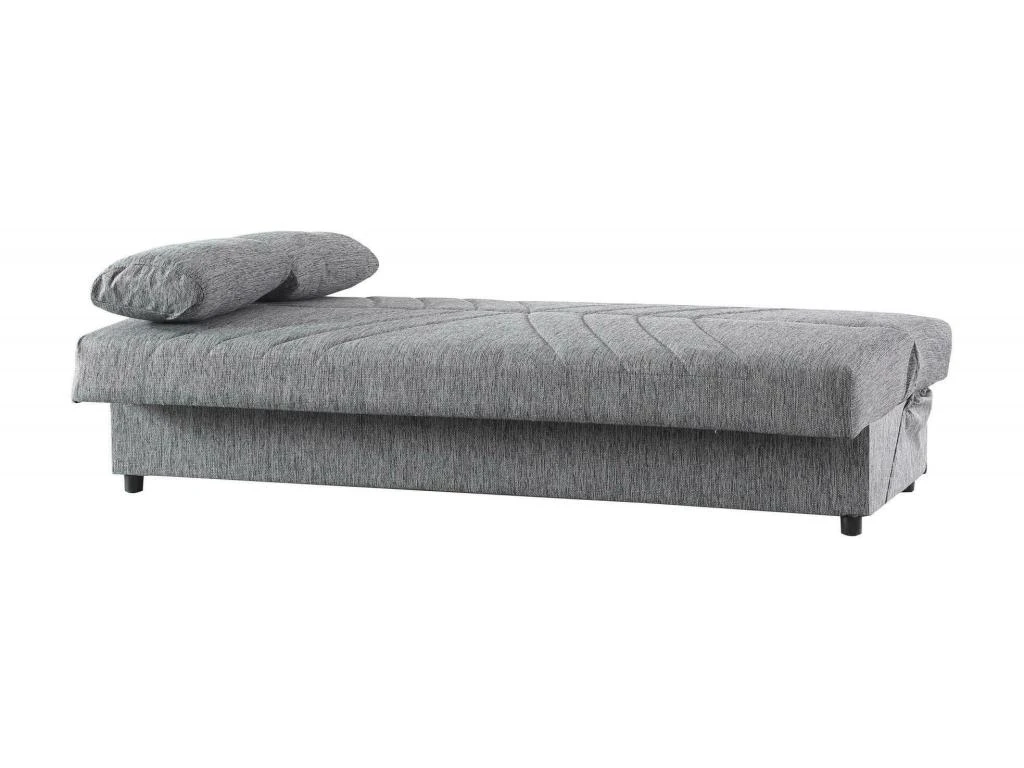 Canapé Dmalama, Canapé Conteneur 3 Places Avec 2 Coussins Inclus, Canapé De Salon En Tissu Rembourré Avec Ouverture Clic-clac, 181x81h88 Cm, Gris 5 Canapé Dmalama, Canapé Conteneur 3 Places Avec 2 Coussins Inclus, Canapé De Salon En Tissu Rembourré Avec Ouverture Clic-clac, 181x81h88 Cm, Gris – Image 5