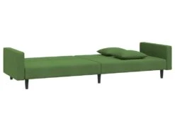 Canapé-lit 2 Places 2 Oreillers Repose-pied Vert Foncé Velours 16 Canapé-lit 2 Places 2 Oreillers Repose-pied Vert Foncé Velours -Deco.fr Soldes Boutique canape 22585935