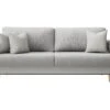 Canapé Convertible - 200 Cm - 3 Places - Gris Clair - VALICO -Deco.fr Soldes Boutique canape 22704961