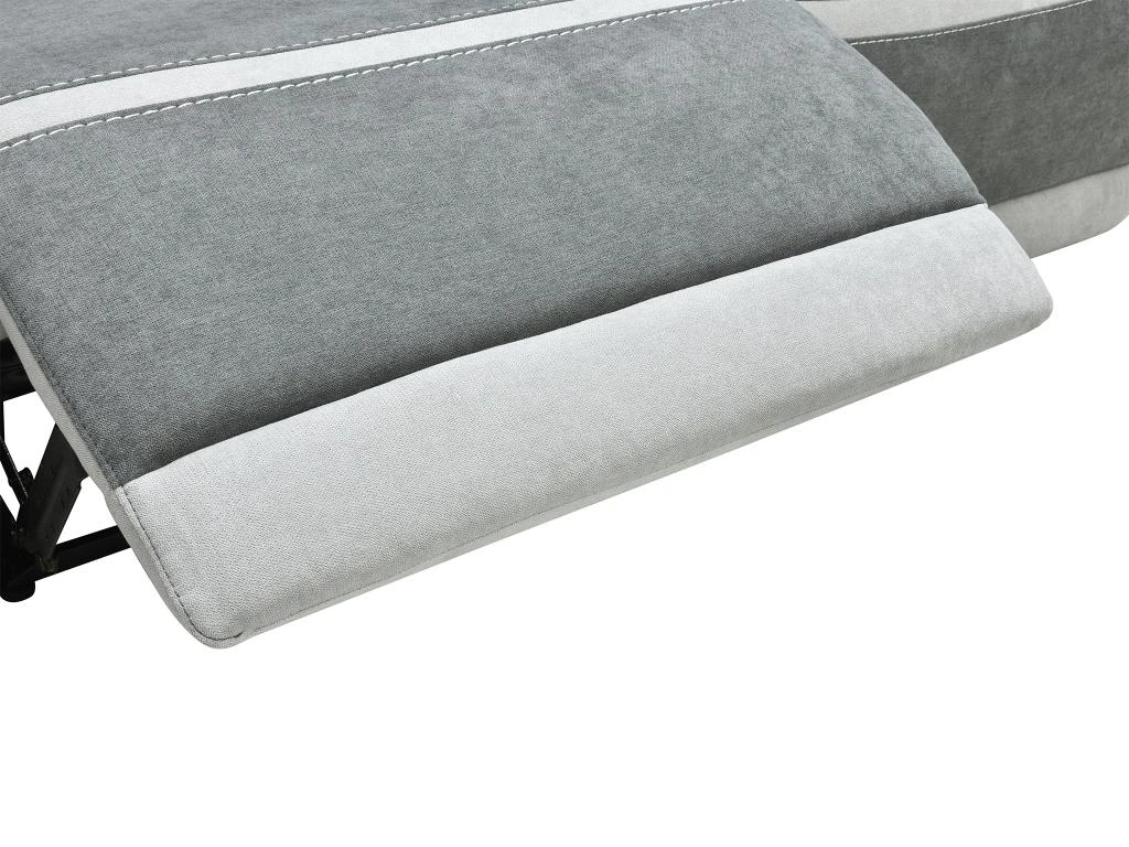 Canapé 3 Places Relax électrique En Tissu Gris Foncé ORIETTO 12 Canapé 3 Places Relax électrique En Tissu Gris Foncé ORIETTO – Image 12