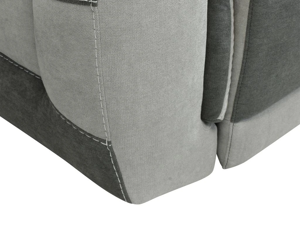 Canapé 3 Places Relax électrique En Tissu Gris Foncé ORIETTO 11 Canapé 3 Places Relax électrique En Tissu Gris Foncé ORIETTO – Image 11