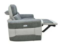 Canapé 3 Places Relax électrique En Tissu Gris Foncé ORIETTO 18 Canapé 3 Places Relax électrique En Tissu Gris Foncé ORIETTO -Deco.fr Soldes Boutique canape 22805873