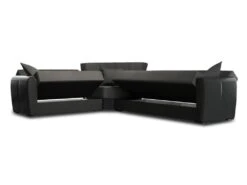 Canapé Dgytkjæ, Canapé D'angle Avec Rangement En éco-cuir Et Tissu, Canapé De Salon Avec Ouverture Clic-clac Et Péninsule Réversible, 305x238h91 Cm, Noir Et Gris Foncé 7 Canapé Dgytkjæ, Canapé D'angle Avec Rangement En éco-cuir Et Tissu, Canapé De Salon Avec Ouverture Clic-clac Et Péninsule Réversible, 305x238h91 Cm, Noir Et Gris Foncé -Deco.fr Soldes Boutique canape 22872055