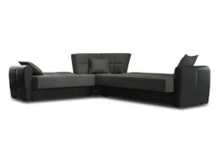 Canapé Dgytkjæ, Canapé D'angle Avec Rangement En éco-cuir Et Tissu, Canapé De Salon Avec Ouverture Clic-clac Et Péninsule Réversible, 305x238h91 Cm, Noir Et Gris Foncé 8 Canapé Dgytkjæ, Canapé D'angle Avec Rangement En éco-cuir Et Tissu, Canapé De Salon Avec Ouverture Clic-clac Et Péninsule Réversible, 305x238h91 Cm, Noir Et Gris Foncé -Deco.fr Soldes Boutique canape 22872057