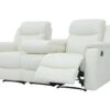 Canapé 3 Places Relax EVASION En Cuir - Blanc Ivoire -Deco.fr Soldes Boutique canape 232289