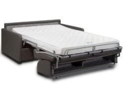Canapé 4 Places Convertible Express En Simili CALIFE - Gris - Couchage 160 Cm - Matelas 14 Cm -Deco.fr Soldes Boutique canape 237663 8