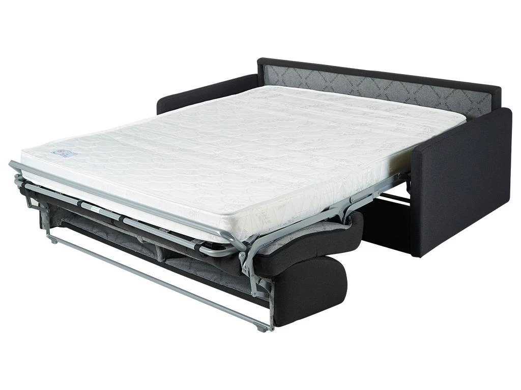 Canapé 4 Places Convertible Express En Tissu CALIFE - Rouge - Couchage 160 Cm - Matelas 18 Cm 9 Canapé 4 Places Convertible Express En Tissu CALIFE - Rouge - Couchage 160 Cm - Matelas 18 Cm – Image 9