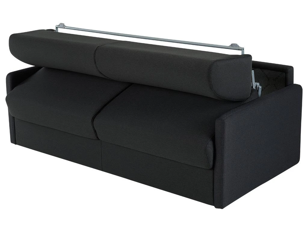 Canapé 4 Places Convertible Express En Tissu CALIFE - Crème - Couchage 160 Cm - Matelas 22 Cm 6 Canapé 4 Places Convertible Express En Tissu CALIFE - Crème - Couchage 160 Cm - Matelas 22 Cm – Image 6