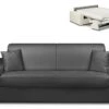 Canapé 4 Places Convertible Express En Simili EMIR - Noir - Couchage 160 Cm - Matelas 18 Cm 16 Canapé 4 Places Convertible Express En Simili EMIR - Noir - Couchage 160 Cm - Matelas 18 Cm -Deco.fr Soldes Boutique canape 273875