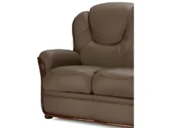 Fauteuil 100% Cuir De Buffle ADELAIDE - Noir 9 Fauteuil 100% Cuir De Buffle ADELAIDE - Noir -Deco.fr Soldes Boutique canape 278209 1