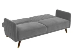 Canapé 3 Places Convertible Clic-clac En Velours JORIS - Gris Clair 13 Canapé 3 Places Convertible Clic-clac En Velours JORIS - Gris Clair -Deco.fr Soldes Boutique canape 303201