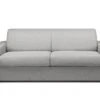 Canapé 4 Places Convertible Express En Tissu CALITO - Gris - Couchage Lattes Larges 160 Cm - Matelas 18 Cm -Deco.fr Soldes Boutique canape 309289