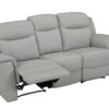Canapé 3 Places Relax EVASION En Cuir - Gris Clair -Deco.fr Soldes Boutique canape 318061