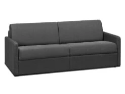 Canapé 4 Places Convertible Express En Tissu CALIFE - Gris - Couchage 160 Cm - Matelas 14 Cm -Deco.fr Soldes Boutique canape 340885